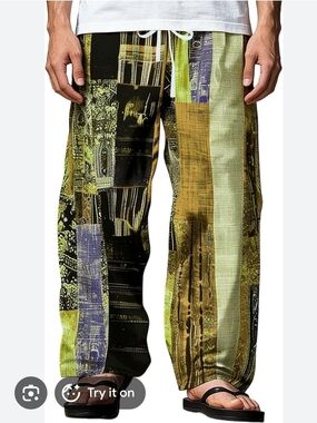 Ouku Men's Summer Pants, Joggers, Sweatpants - NWT - 3XL